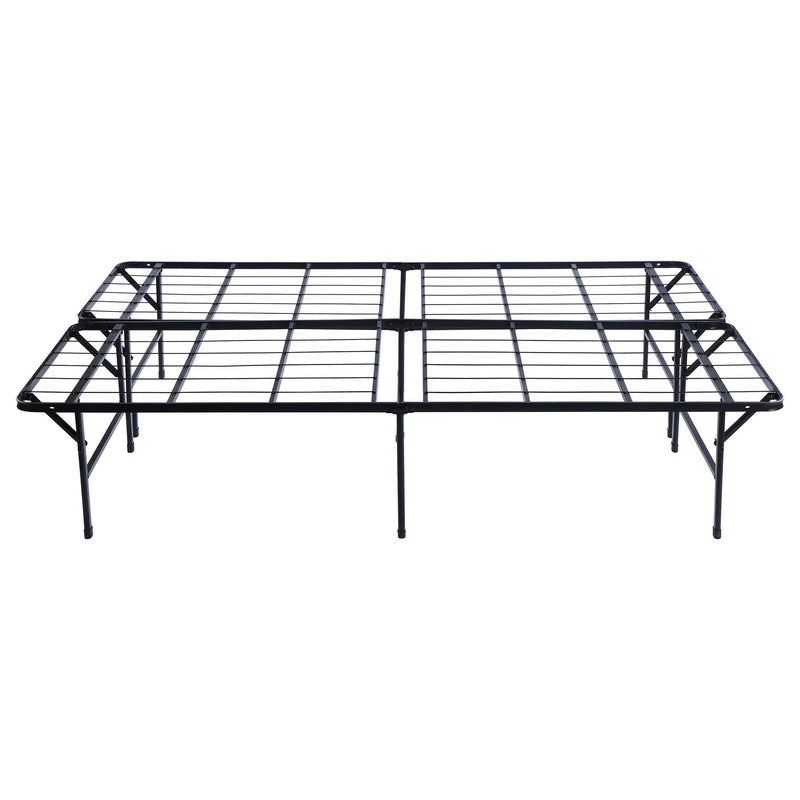 Mabel Metal Eastern King Mattress Support Platform Bed Black - 305957KE