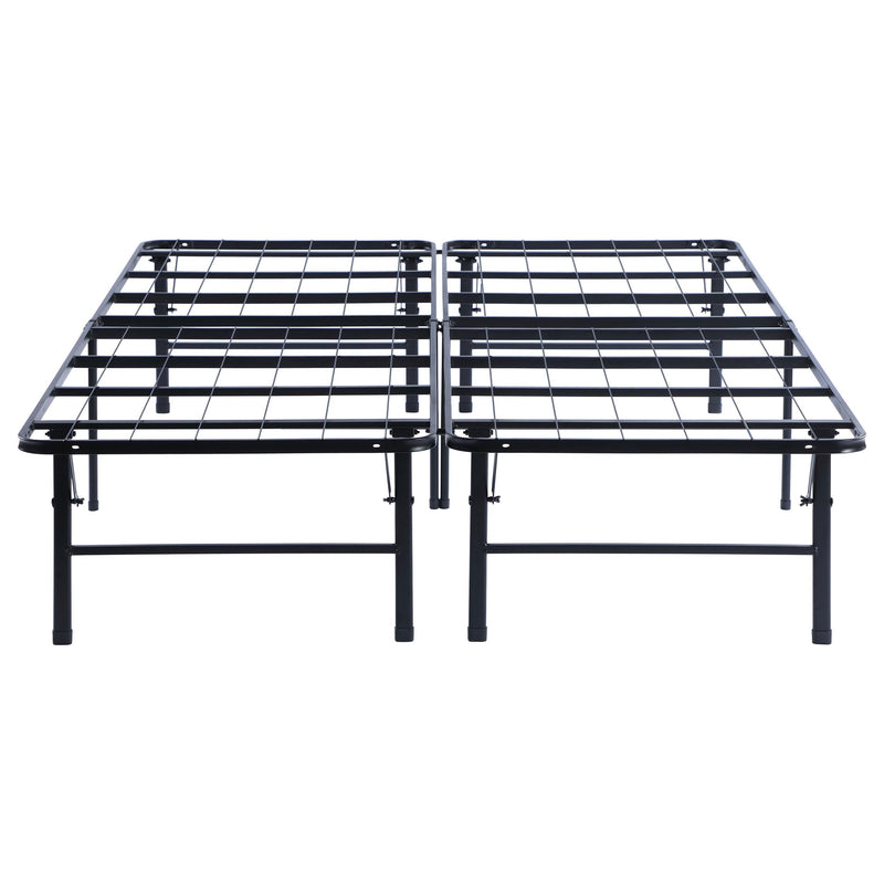 Mabel Metal Eastern King Mattress Support Platform Bed Black - 305957KE
