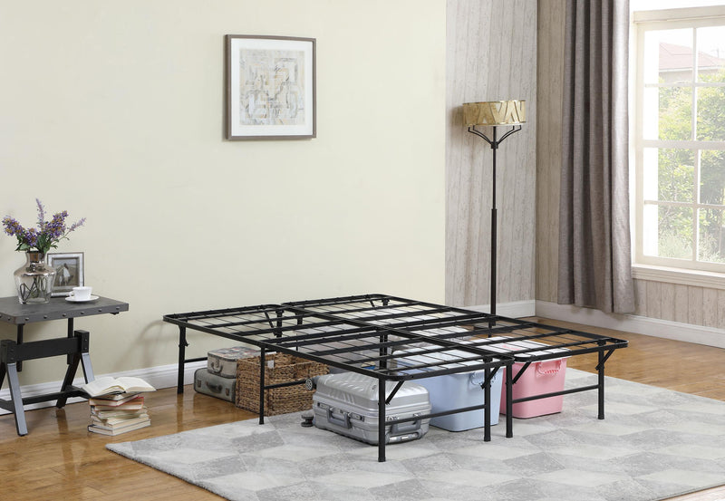 Mabel Metal Full Mattress Support Platform Bed Black - 305957F