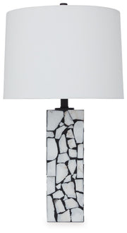 Macaria White/Black Table Lamp (Set of 2) - L429044X2