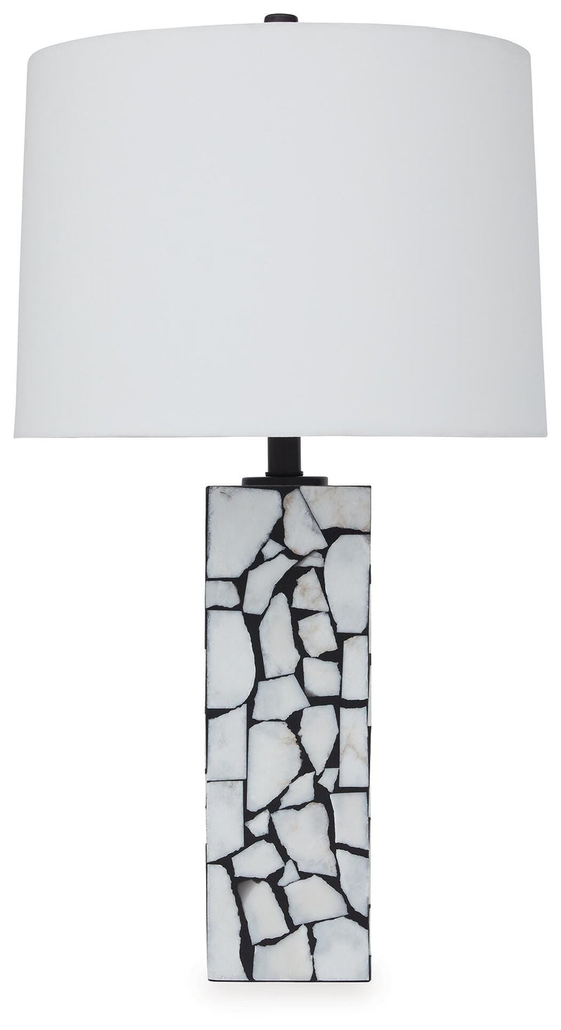Macaria White/Black Table Lamp (Set of 2) - L429044X2