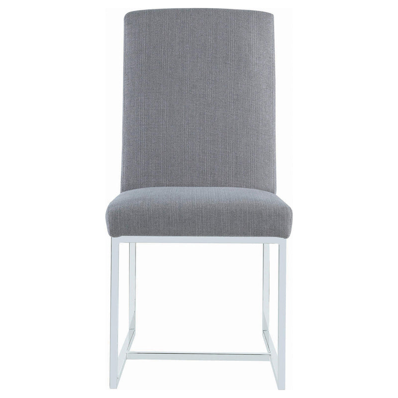 Mackinnon Upholstered Dining Side Chair Grey (Set of 2) - 107143