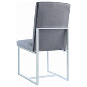 Mackinnon Upholstered Dining Side Chair Grey (Set of 2) - 107143