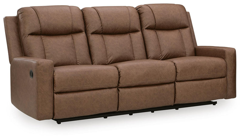 Mackmenville Caramel Reclining Sofa - 7471488