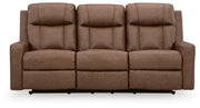 Mackmenville Caramel Reclining Sofa - 7471488