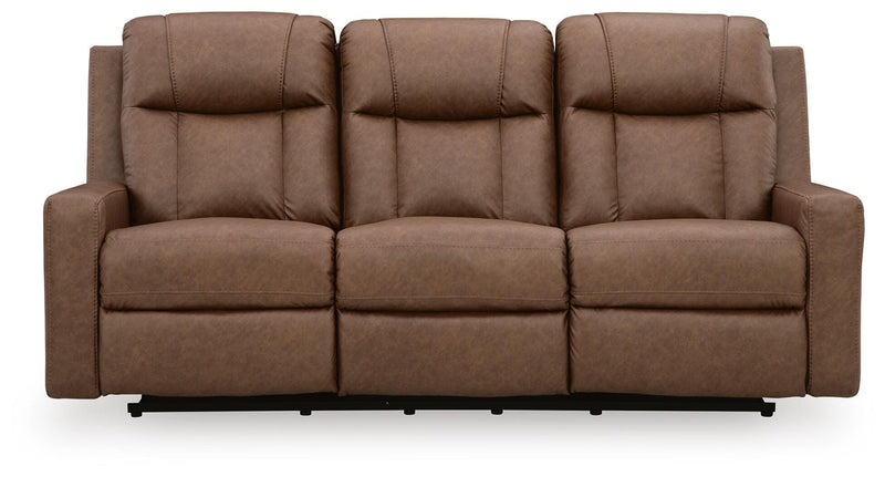 Mackmenville Caramel Reclining Sofa - 7471488