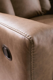 Mackmenville Caramel Reclining Sofa - 7471488