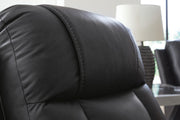 Mackmenville Carbon Reclining Loveseat with Console - 7471394