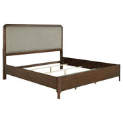 Maderia 4-piece Eastern King Bedroom Set Walnut - 223321KE-S4