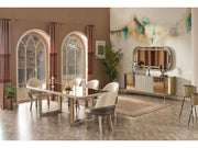 Madrid Diningroom (Dining Table & 6 Dining Chair & Consol With Mirror) - 115-MAD-SET