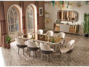 Madrid Diningroom (Dining Table & 6 Dining Chair & Consol With Mirror) - 115-MAD-SET