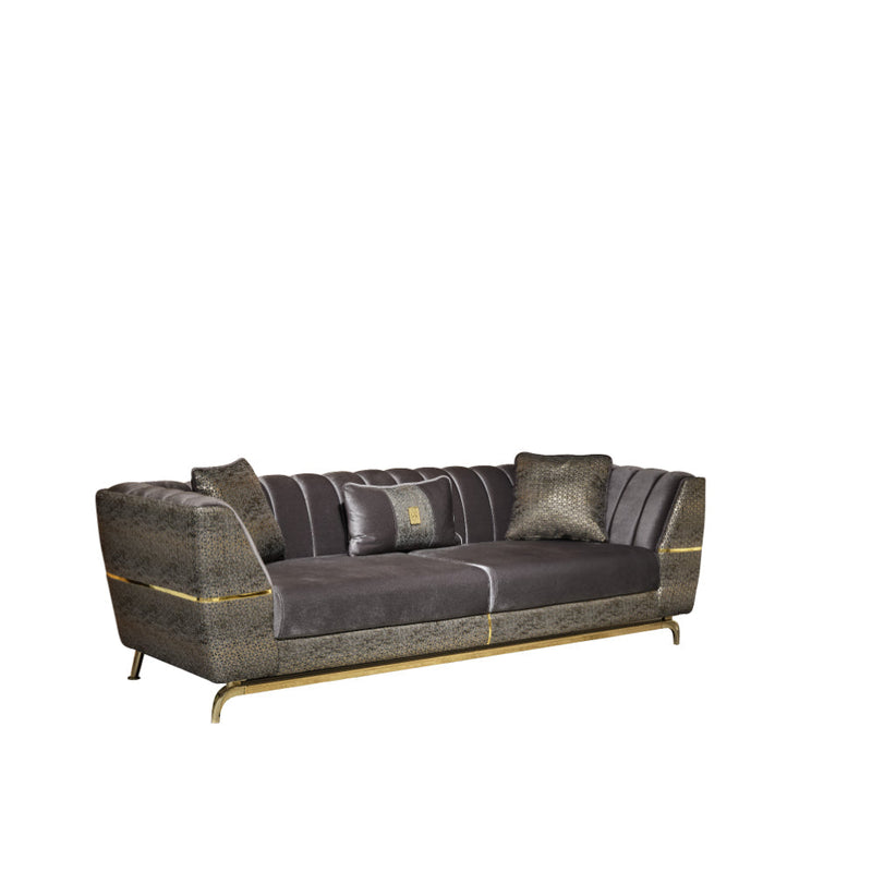 Madrid Stationary Sofa Grey - 101-MAD-ADE20-3