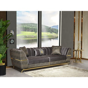 Madrid Stationary Sofa Grey - 101-MAD-ADE20-3