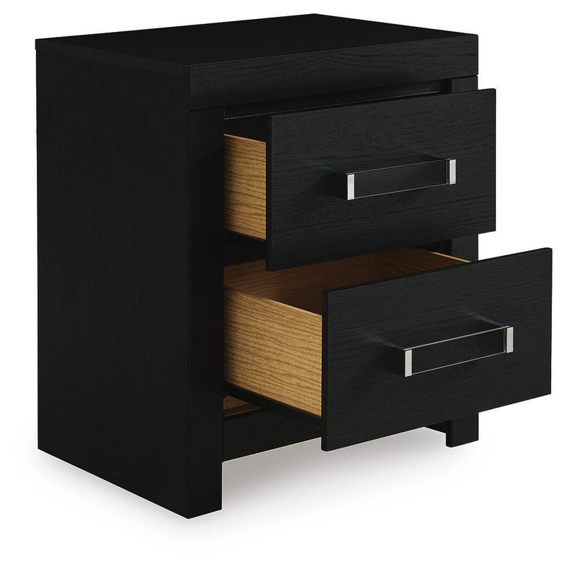Maeling Black Nightstand - PCB1115-92