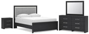 Maeling Queen Panel Bed, Dresser, Mirror and Nightstand - PCB1115B10