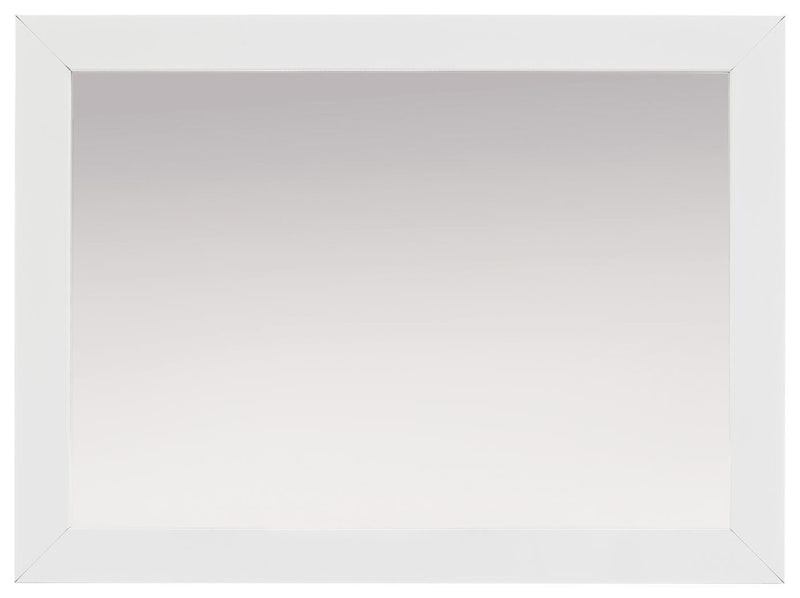 Maeling White Bedroom Mirror - PCB1119-36