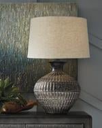 Magan Antique Bronze Finish Table Lamp - DMV FurnitureTable Lamp