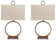 Mahala Antique Gold Finish Table Lamp (Set of 2) - L208124X2