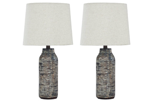 Mahima Black/White Table Lamp (Set of 2) - DMV FurnitureTable Lamp Pair