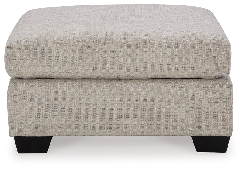 Mahoney Pebble 2-Piece Sectional with Ottoman from Ashley - DMV Furniture