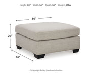 Mahoney Pebble 2-Piece Sectional with Ottoman from Ashley - DMV Furniture