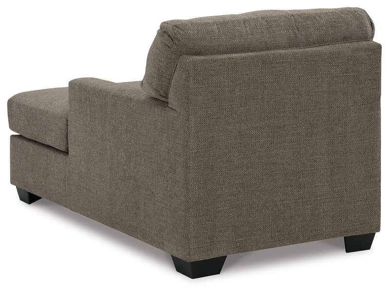 Mahoney Chocolate Chaise - 3100515