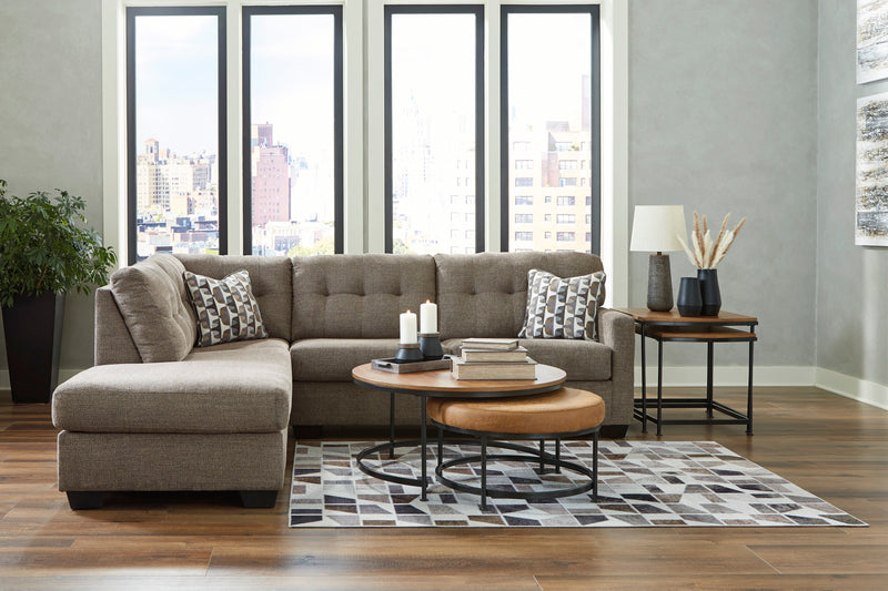 Mahoney Chocolate LAF Sectional - DMV FurnitureSectional