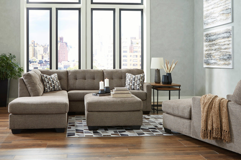 Mahoney Chocolate LAF Sectional - DMV FurnitureSectional