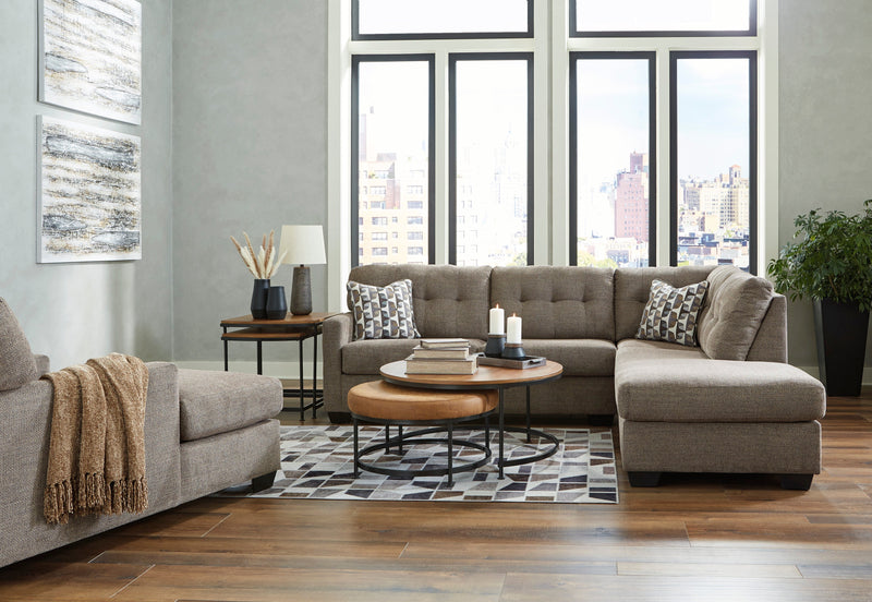 Mahoney Chocolate RAF Sectional - DMV FurnitureSectional
