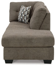 Mahoney Chocolate Right-Arm Facing Corner Chaise - 3100517