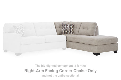 Mahoney Pebble Right-Arm Facing Corner Chaise - 3100417