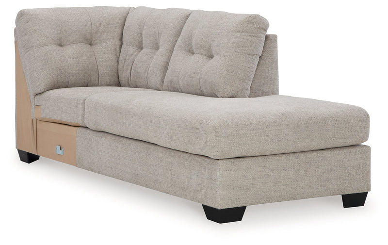 Mahoney Pebble Right-Arm Facing Corner Chaise - 3100417