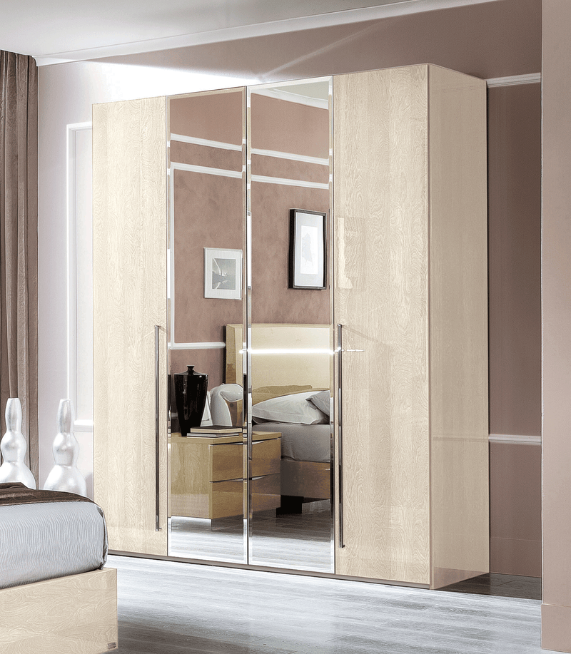 Maia 4 Door Wardrobe BETULLIA SABBIA - i38468