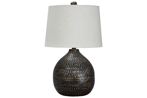 Maire Black/Gold Finish Table Lamp - DMV FurnitureTable Lamp