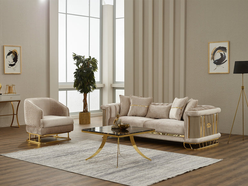 Majeste Chair in Cream - 200-SIM-MAJ-STAR554-B