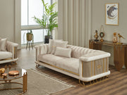 Majeste Stationary Sofa in Grey - 200-SIM-MAJ-STAR245-3