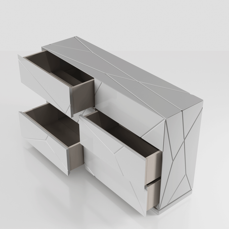 Majesty Bedroom W/Light And Kiu Cases Set - DMV Furniture