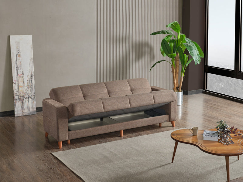 Major Convertible Loveseat in Cream - 200-ELIF-MAJ-A422-2