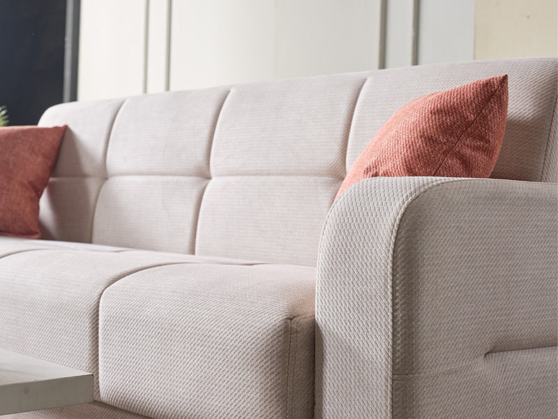 Major Convertible Sofa in Cream - 200-ELIF-MAJ-A422-3
