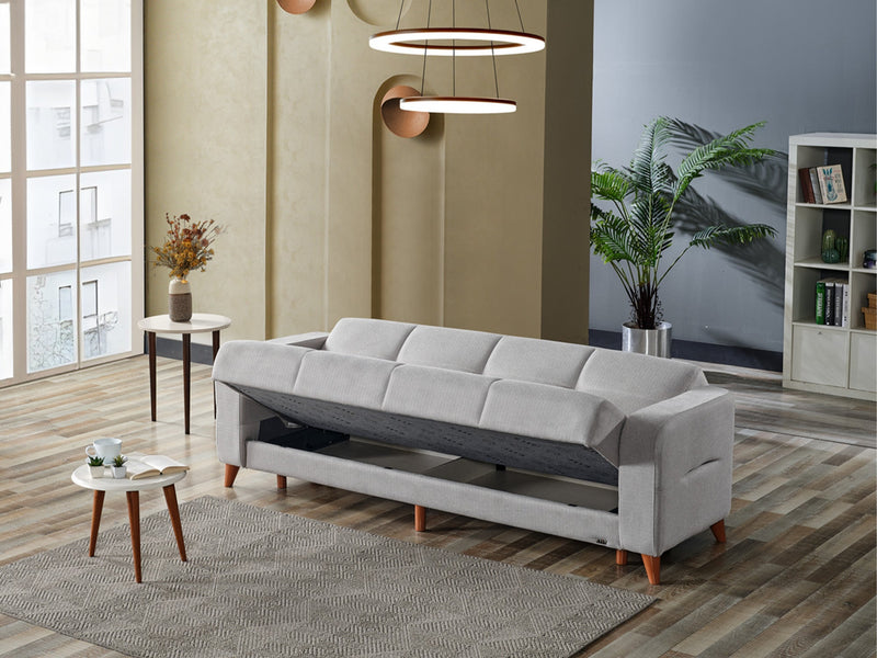 Major Convertible Sofa in Light Grey - 200-ELIF-MAJ-A423-3