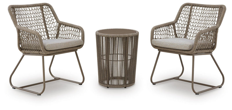 Majors Beach Beige Outdoor Table and 2 Chairs - PCP321-050