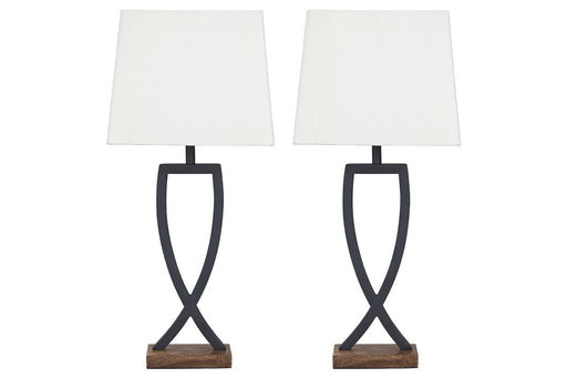 Makara Black/Brown Table Lamp (Set of 2) - DMV FurnitureTable Lamp Pair