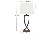 Makara Black/Brown Table Lamp (Set of 2) - DMV FurnitureTable Lamp Pair