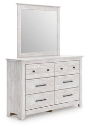 Makidern Full Panel Storage Bed, Dresser and Mirror - PCB1171B25