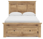 Makidern Tan Full Panel Storage Bed - PCB1170B23