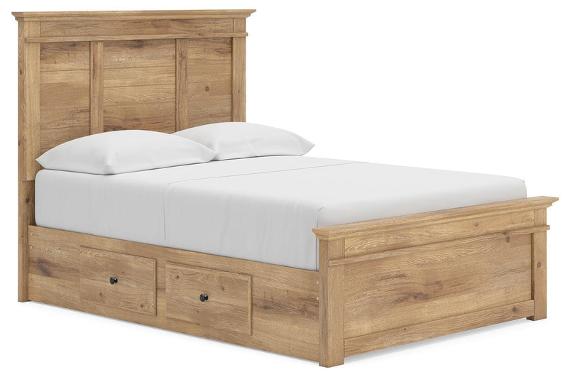 Makidern Tan Full Panel Storage Bed - PCB1170B27