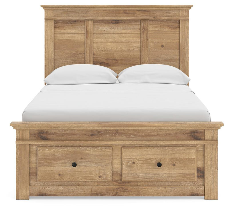 Makidern Tan Full Panel Storage Bed - PCB1170B35