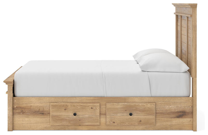 Makidern Tan Full Panel Storage Bed - PCB1170B39