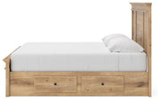 Makidern Tan King Panel Storage Bed - PCB1170B15