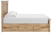 Makidern Tan King Panel Storage Bed - PCB1170B16